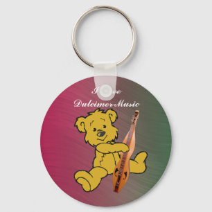 PORTE-CLÉS DULCIMER BEAR-KEYCHAIN