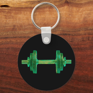 Porte-clés Dumbbell Retro Bodybuilder Salle De Fitness Ou Coa