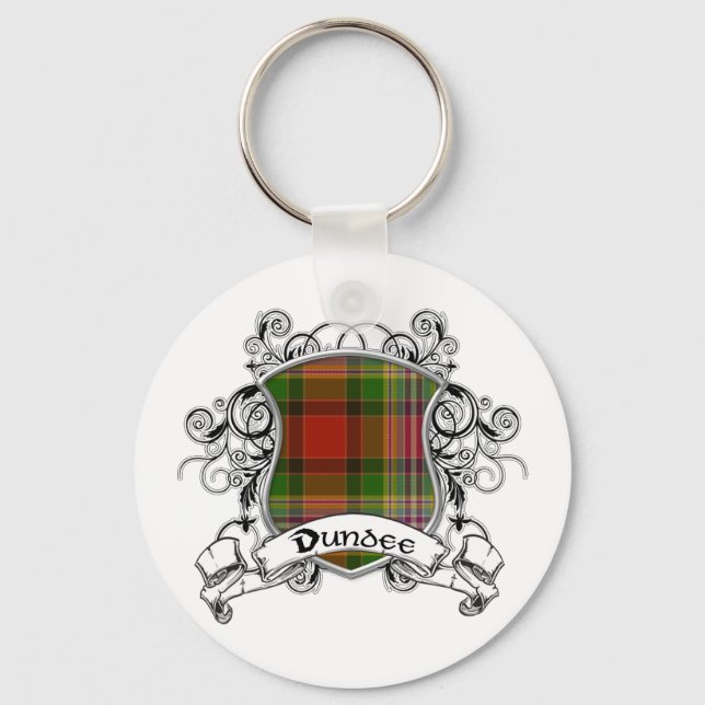 Porte-clés Dundee Tartan Shield (Recto)