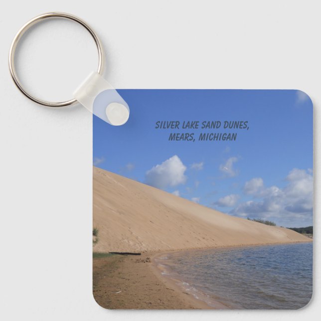 Porte-clés Dunes de Silver Lake, Mears, Michigan (Recto)