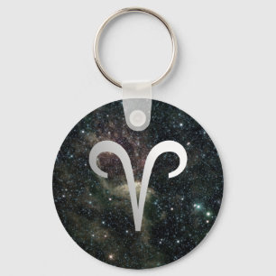 Porte-clés d'univers de signe d'étoile de zodiaq