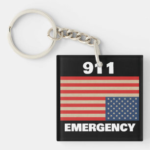 Porte-clés d'urgence 911
