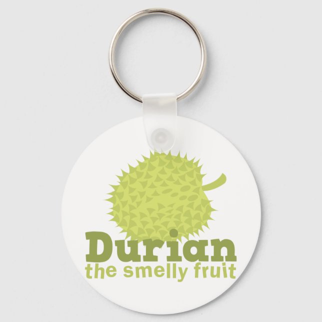 Porte-clés Durian le fruit malodorant (Recto)