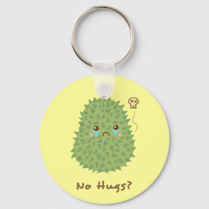 Porte-clés Durian triste qui n'obtient aucune étreinte