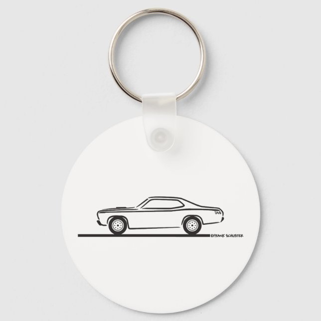 Porte-clés Duster Plymouth 1971 (Recto)