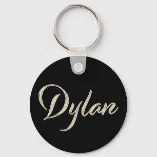 Porte-clés Dylan Name whitegold Button
