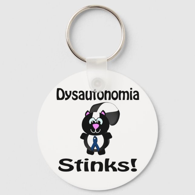 Porte-clés Dysautonomia pue la conception de la sensibilisati (Recto)