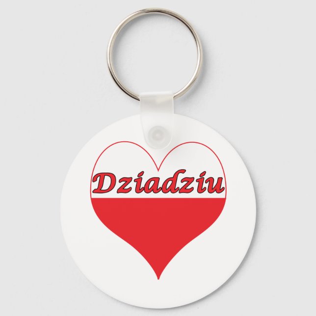 Porte-clés Dziadziu Polish Heart (Recto)