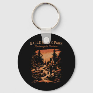Porte-clés Eagle Creek Park Indianapolis Indiana Randonnée Vi
