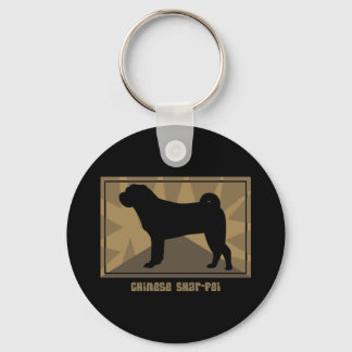 Porte-clés Earte Chinese Shar Pei