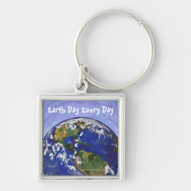 Porte-clés Earth Day Every Day Key Chain (Devant)