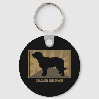 Porte-clés Earthy Catalan Sheepdog