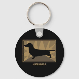 Porte-clés Earthy Dachshund Porte - clé