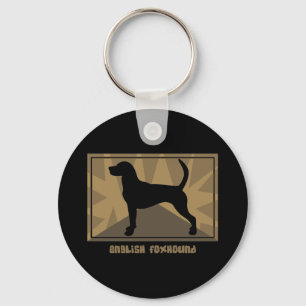 Porte-clés Earthy English Foxhound