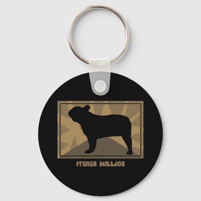 Porte-clés Earthy French Bulldog (Recto)