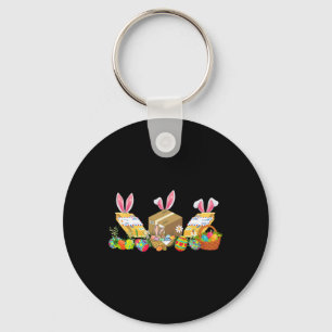Porte-clés Easter Bunny Postal Worker Outils Costume Chasse E