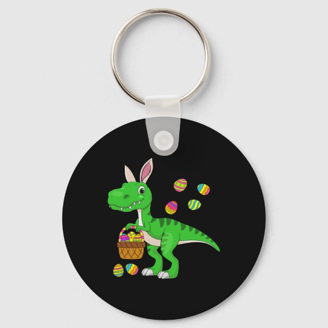 Porte-clés Easter Dinosaur Bunny Ears Easter Sket Stuffers Ki (Recto)