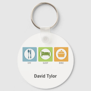 Porte-clés Eat Sleep Bake !