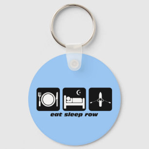 Porte-clés eat sleep row