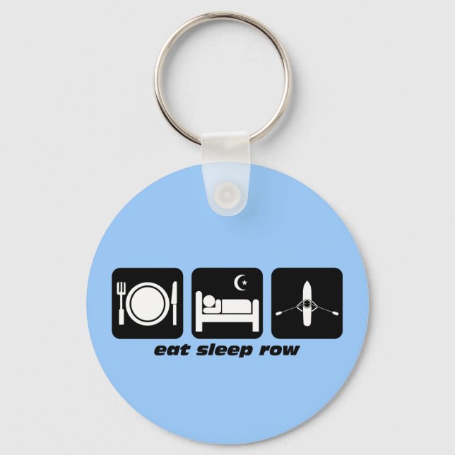 Porte-clés eat sleep row (Recto)