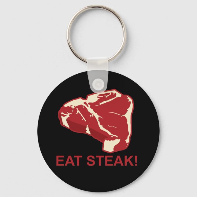 Porte-clés Eat STeak (Recto)