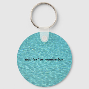 Porte-clés eau dans une piscine
