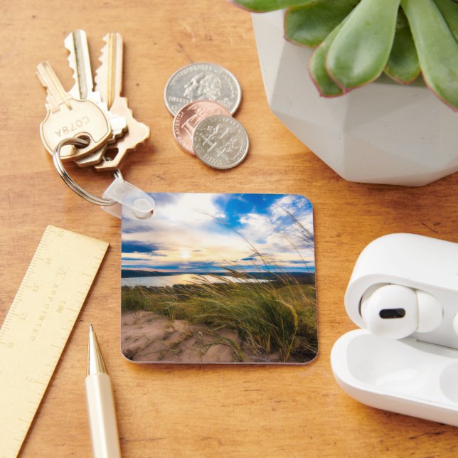 Porte-clés Eau | Glen Lake Dunes de l'ours couché Michigan (Bureau)