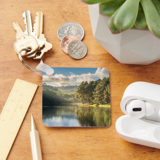 Porte-clés Eau | Pang Oung Lake & Pine Forest Thaïlande (Bureau)