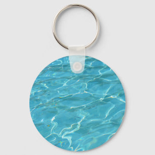 Porte-clés Eau turquoise