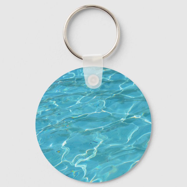 Porte-clés Eau turquoise (Recto)