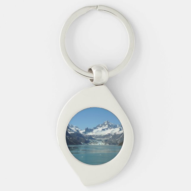 Porte-clés Eaux alimentées par les glaciers de l'Alaska (Devant)