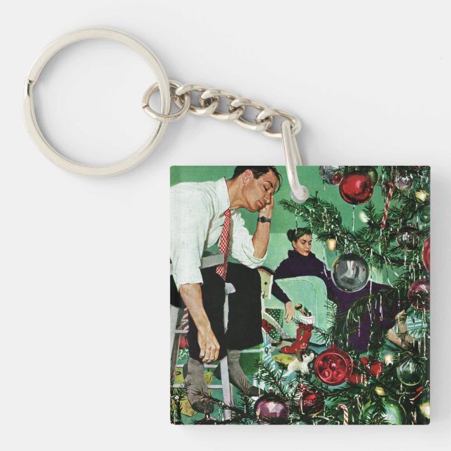 Porte-clés Ébarbage de l'arbre (Devant)