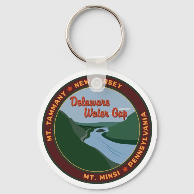 Porte-clés Écart d'eau du Delaware - Porte - clé (Recto)
