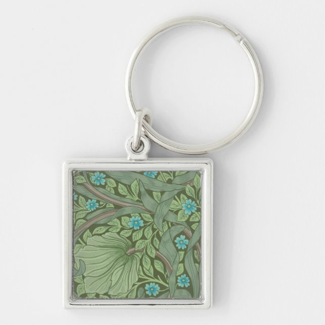 Porte-clés Échantillon de Motif de papier peint avec "Oubliez (Devant)