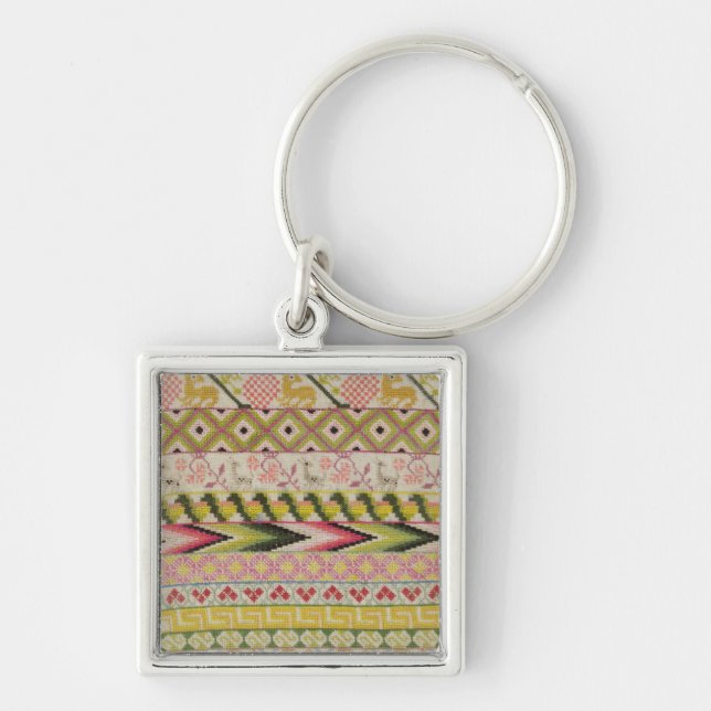 Porte-clés Échantillonneur de broderie (Devant)