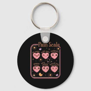 Porte-clés Échelle de douleur Saint-Valentin Funny Noël Infir