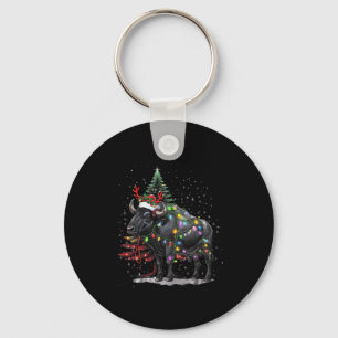 Porte-clés Éclairage des buffles d'eau Père Noël Water Buffal