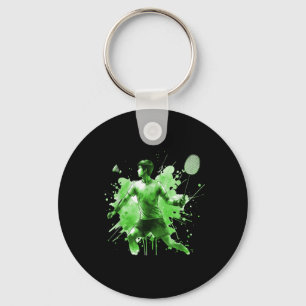 Porte-clés Éclat Énergétique de Pion de Badminton