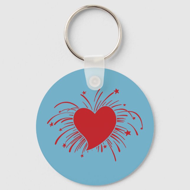 Porte-clés Éclatement du coeur (Recto)