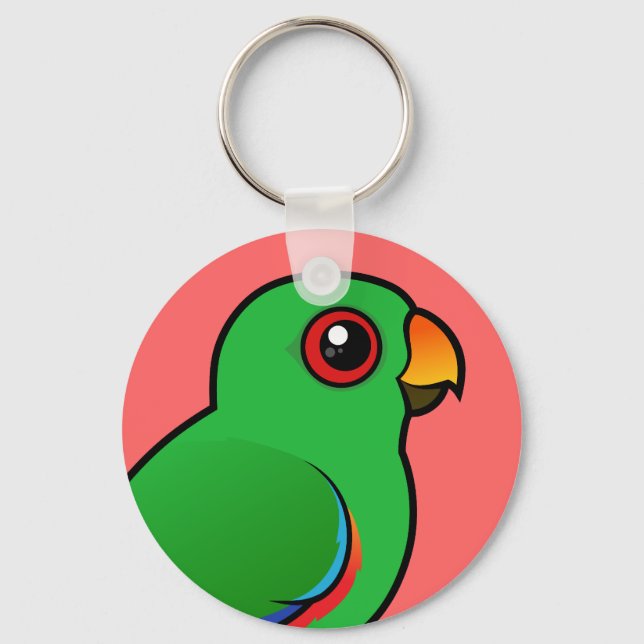 Porte-clés Eclectus Parrot mâle (Recto)