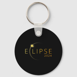 Porte-clés Éclipse solaire 2024 Éclipse solaire totale 4.08.2