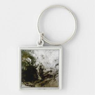 Porte-clés éclipse solaire au-dessus de l'Asie du Sud-Est