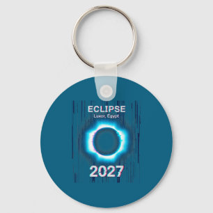 Porte-clés Éclipse Solaire Egypte Conception Solaire Totale