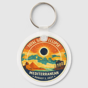 Porte-clés Éclipse solaire méditerranéenne de 2027