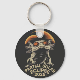 Porte-clés Éclipse Solaire Partielle 2025 Axolotl Ammph