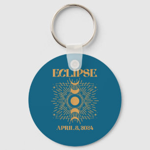 Porte-clés Éclipse solaire totale 8 avril