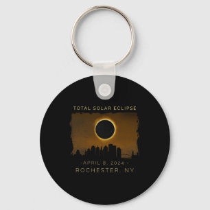 Porte-clés Éclipse Solaire Totale À Rochester New York