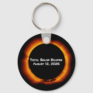Porte-clés Éclipse solaire totale de 2026