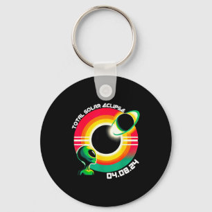 Porte-clés Éclipse solaire totale extraterrestre 4
