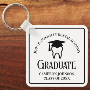 Porte-clés École dentaire moderne Diplôme personnalisé Cadeau